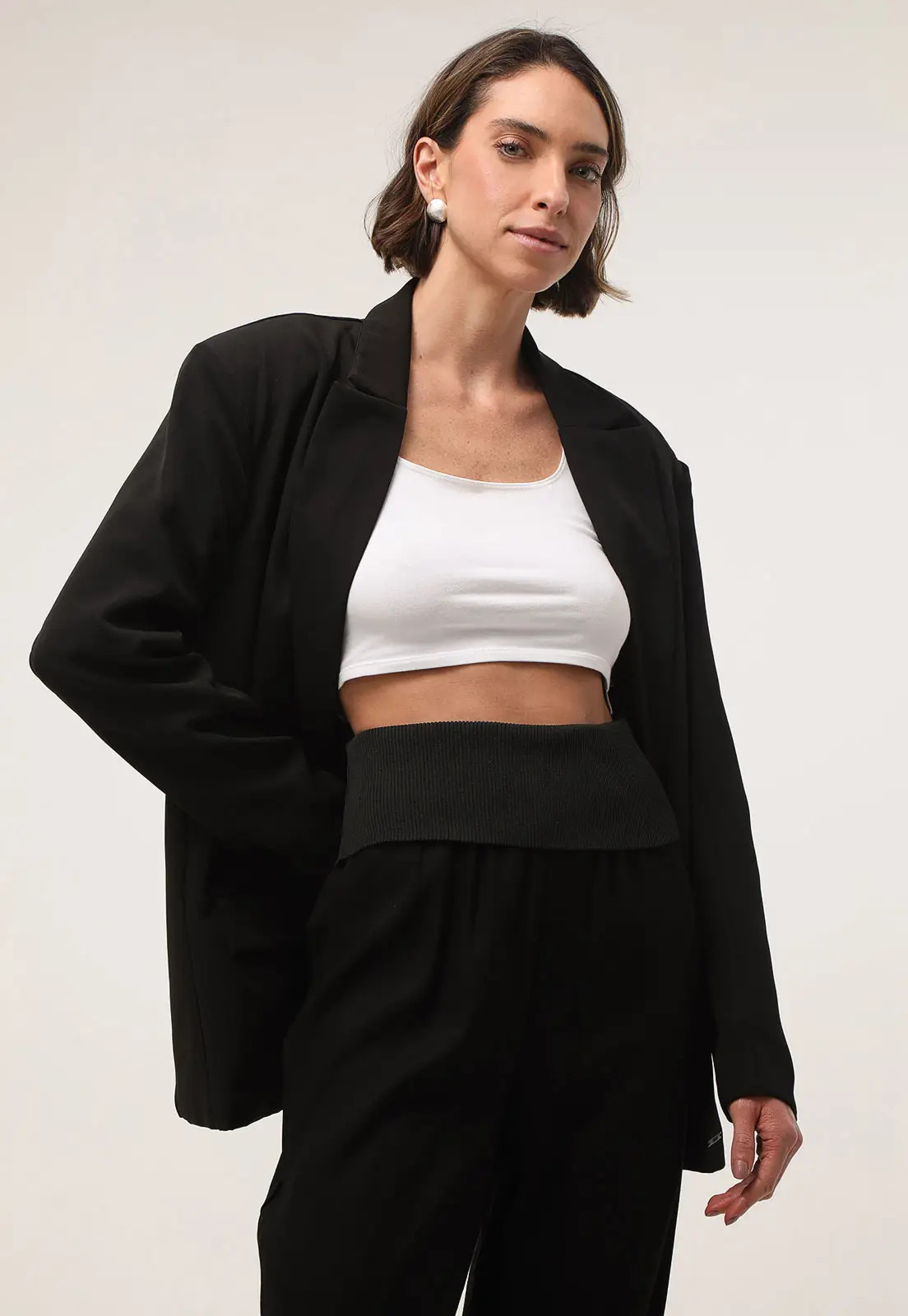 Blazer Forum Oversized Preto | Dafiti (BR)