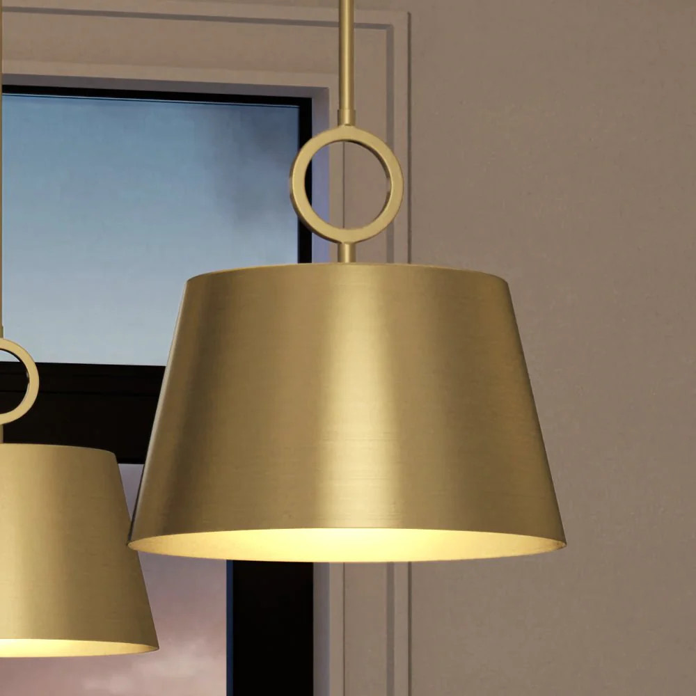 UHP4253 New Traditional Pendant 11.875''H x 12.375''W, Brushed Bronze Finish, Coronado Collection | Urban Ambiance, Inc.