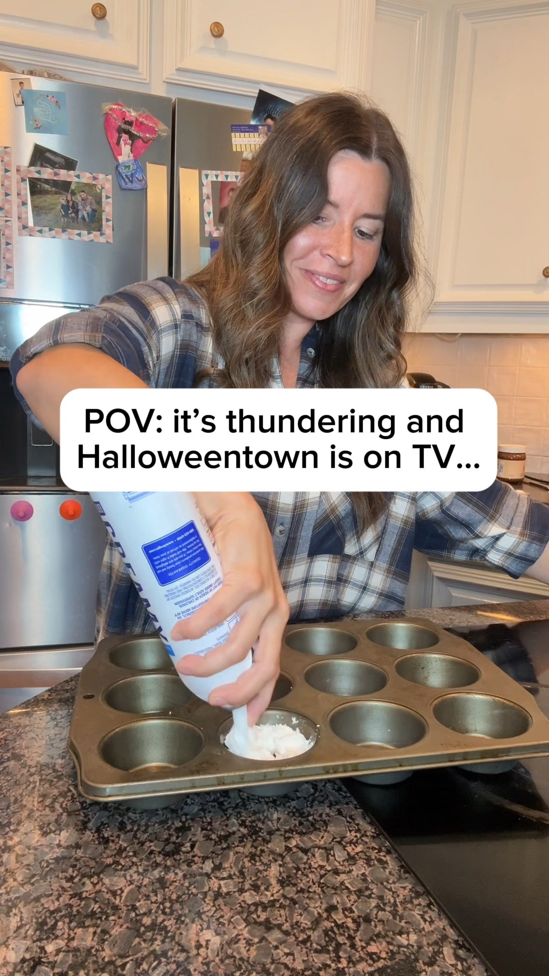 These easy Halloween hot chocolate toppers are so fun for rainy movie nights, and you only need a few ingredients!

How to make them:
1️⃣ Swirl whipped cream directly into each cup of a muffin tin.
2️⃣ Add a Halloween Peeps on top (Frankenstein, Ghosts, or Pumpkins all work!).
3️⃣ Sprinkle on mini marshmallows + Halloween sprinkles.
4️⃣ Freeze for 3–4 hours or until solid.
5️⃣ Pop one onto a mug of hot cocoa and watch it melt into spooky, sweet perfection.

🎃 A festive little hack that makes your cocoa bar look extra cute with no extra effort required.

Save this idea & follow @makingfrugalfun for more frugal holiday fun!

#HalloweenTreats #FrugalFun #HotChocolateToppers #HalloweenHotCocoa #HalloweenPartyIdeas #SpookySnacks #EasyHalloweenTreats #HalloweenDIY #HolidayFunOnABudget #MomLifeMadeEasy #MakingFrugalFun #BudgetFriendlyIdeas

#LTKHome #LTKParties #LTKHalloween