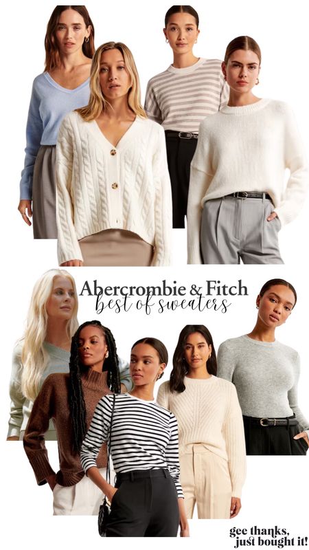 Abercrombie & Fitch - LTKSale - Sweaters - Best of Sweaters - Fall Fashion Essentials - Style Essentials 

#LTKSale #LTKstyletip #LTKSeasonal