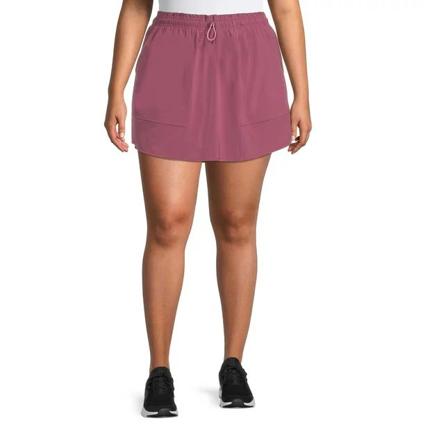 Avia Women's Rip Stop Skort with Bike Shorts Liner | Walmart (US)