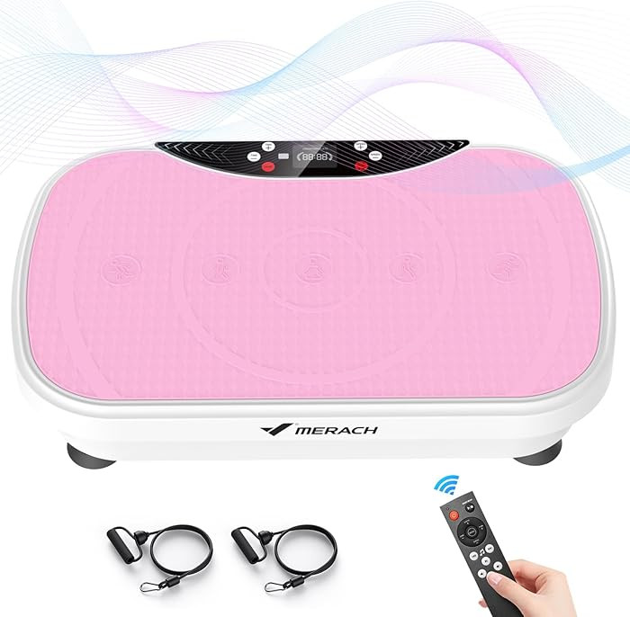 MERACH Vibration Plate Exercise Machine, Vibration Plate for Lymphatic Drainage Weight Loss, Vibr... | Amazon (US)