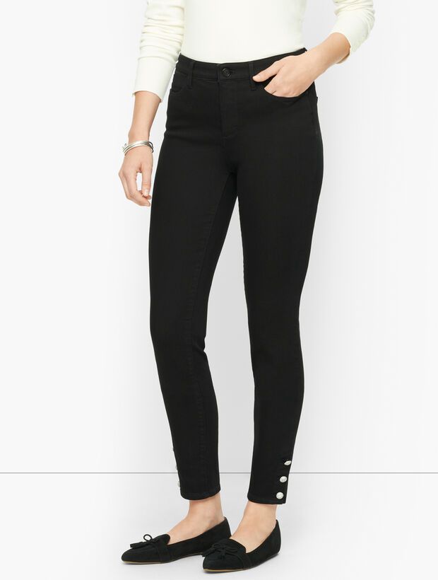 Jewel Button Jeggings | Talbots