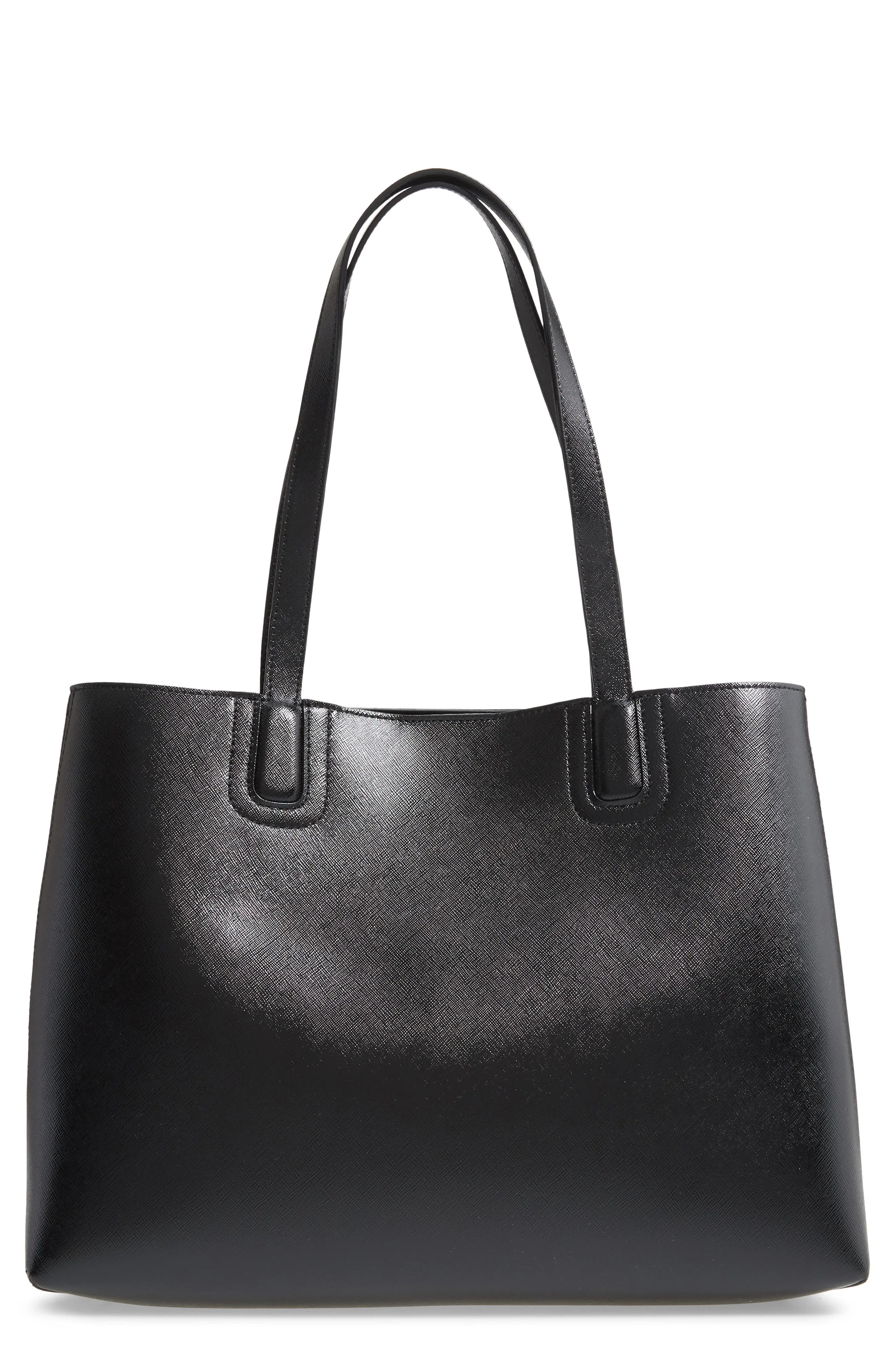 Nordstrom Beacon Leather Tote - Black | Nordstrom