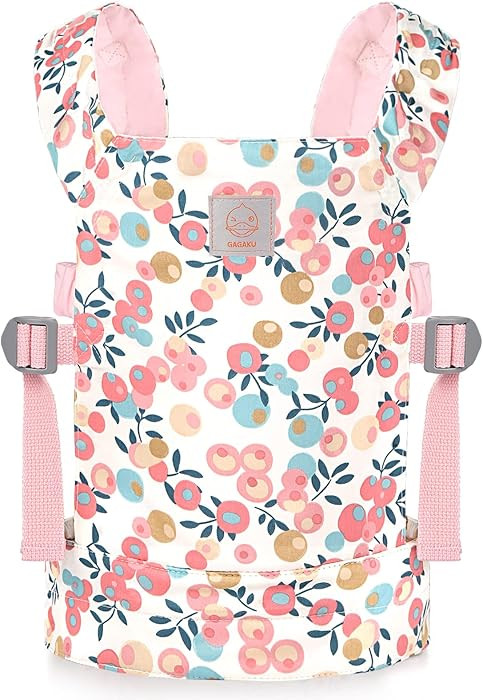 GAGAKU Baby Doll Carrier Stuffed Animal Carrier for Girls Doll Accessory Adjustable Straps for Re... | Amazon (US)