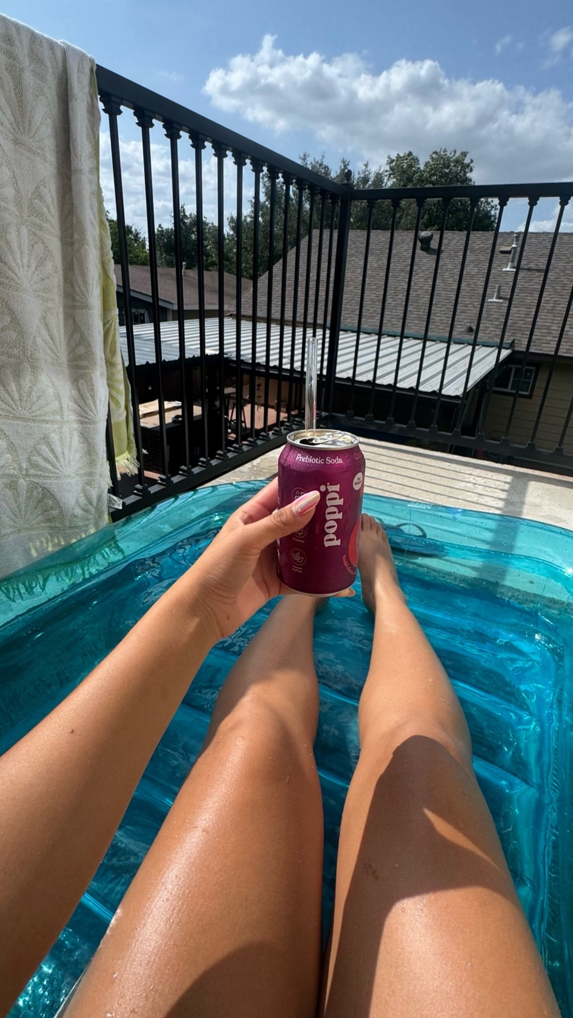 Mini tanning pool for balcony! ☀️✨👙

#LTKdayinmylife #LTKmorningroutine #LTKSeasonal
