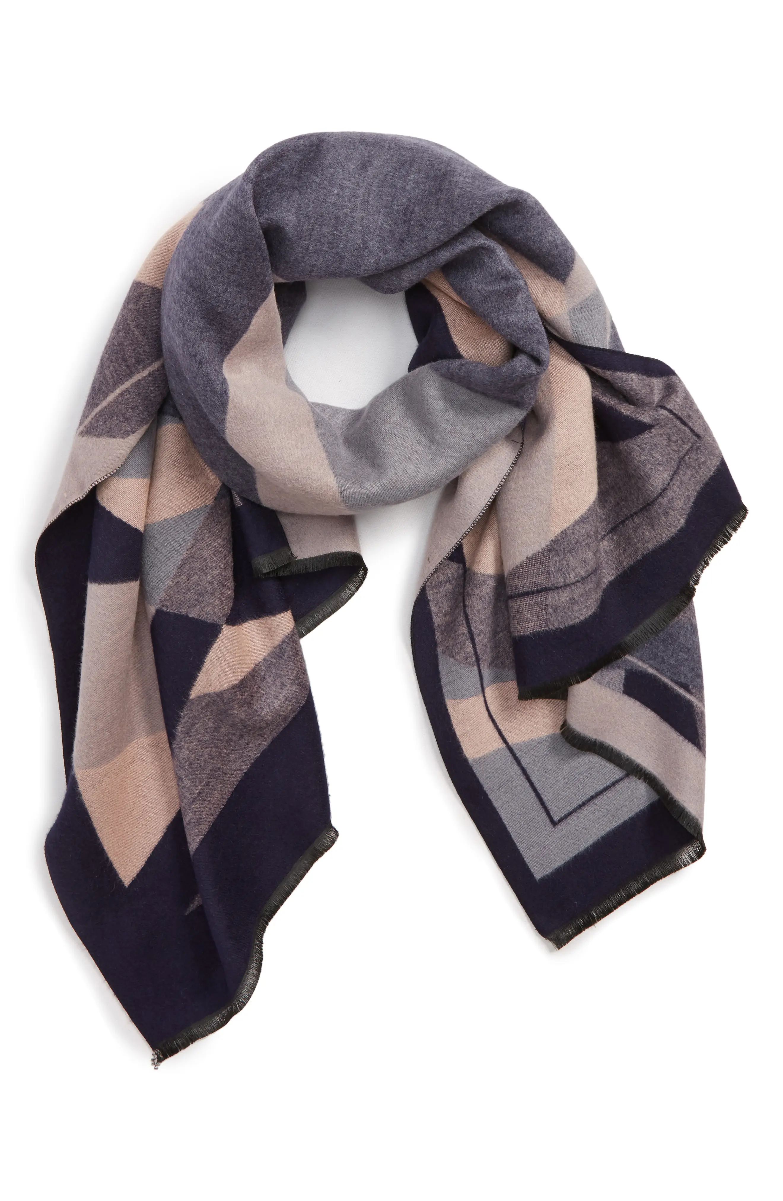 Leith Abstract Geo Print Scarf | Nordstrom