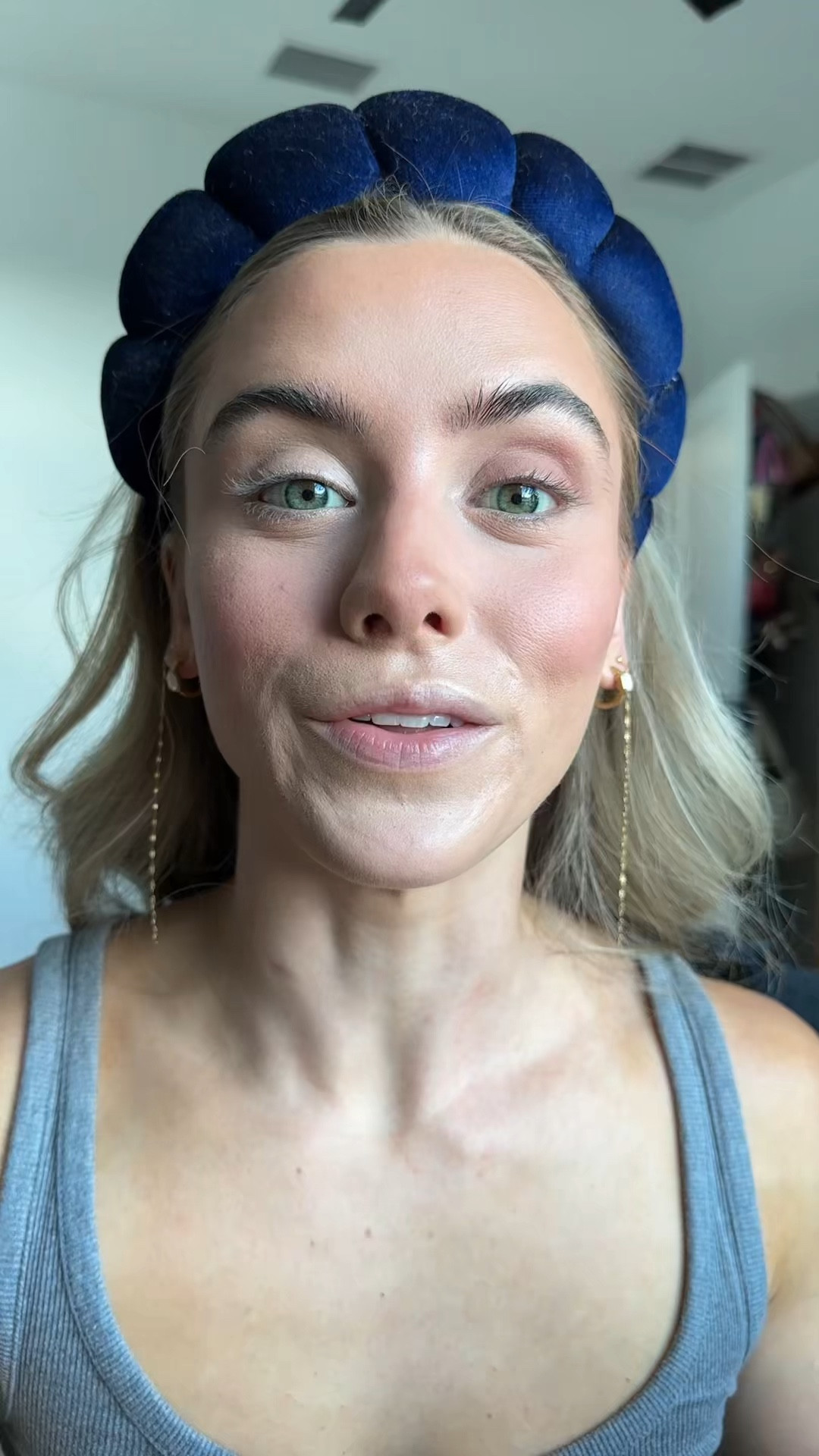 My typical eyeshadow routine is my all time favorite bronzer, Dibs Beauty Baked Bronzer (code SLOANE) shade caramel cappuccino layered with my powder blush. I used the Patrick ta major headlines double take cream and powder blush in she goes to the gym! At night I will top it off with the DECORTE shade burgundy gleam  

I also like the Haus labs powder blush in hibiscus pink. I also like the Valentino Eye 2 Cheek in shade 4 sweet rebel. The brush I’m using is the Dibs Beauty Eye Brush my code for Dibs is (SLOANE). My other bronzer favorites are the Haus Labs Powder Bronzer in Amber horizon medium or Armani Beauty Luminous Silk Creamy Bronzing Powder in shade 100. You can sub out your powder blush for the Valentino blush. 

If you want a shimmer eyeshadow you can simply add your powder highlight on top. For a specific glitter topper my obsession is the Urban Decay 24/7 Moondust Glitter Eyeshadow in shade space cowboy. I also like the Half Magic Eyeshadow in blushing lizard. | Another quick and easy fool proof eyeshadow routine is using the benefit cosmetics Java blush and a fluffy brush my fav is the Dibs Beauty (code SLOANE) brush. This blush is the perfect eyeshadow shade especially for green and blue eyes. @ulta @Sephora @DIBS Beauty 

#LTKgrwm #LTKBeauty #LTKselfcare