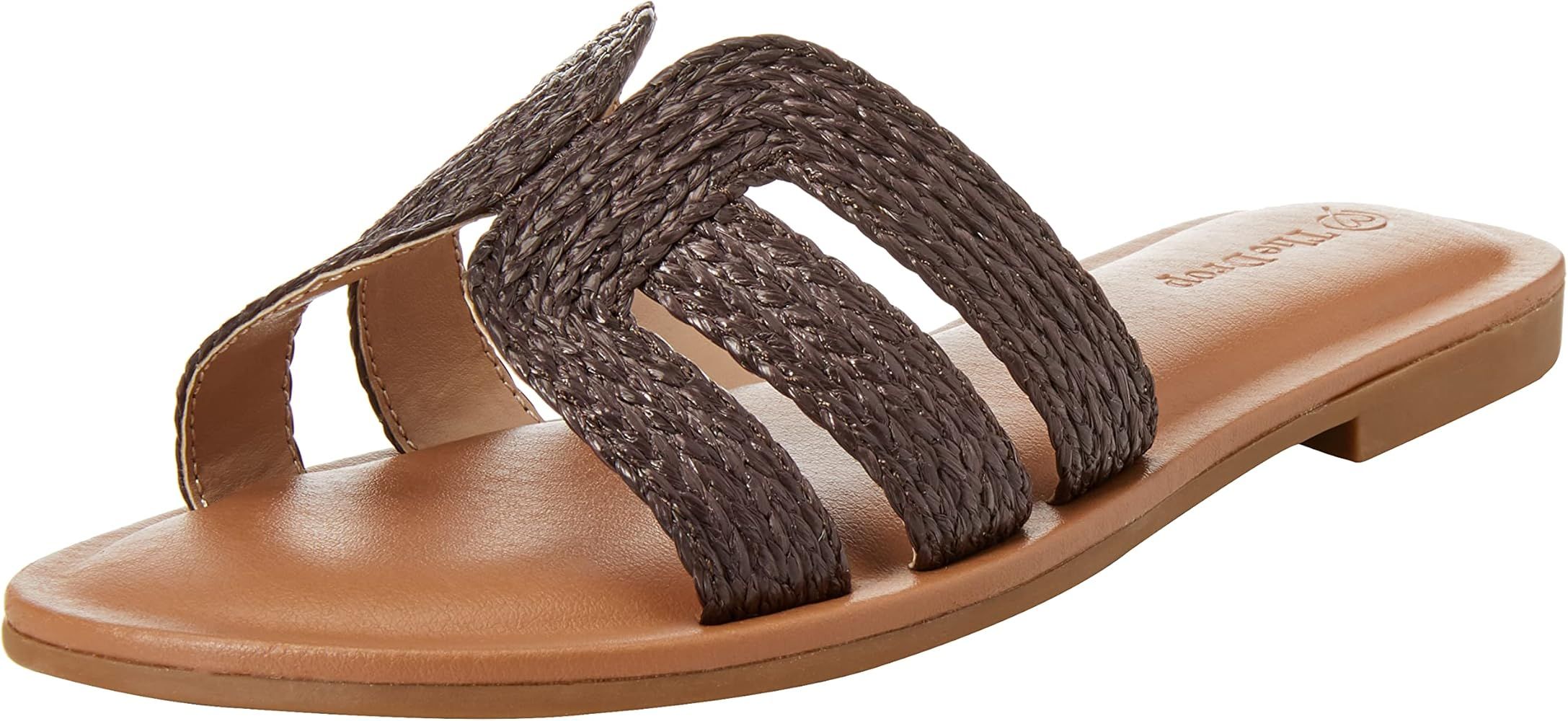 The Drop Women's Monika Flat H-Band Slide Sandal | Amazon (US)