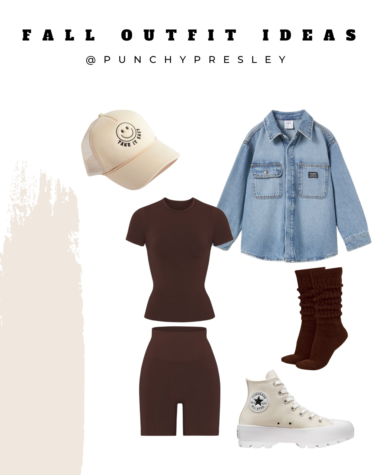Fall outfit inspo Day #1, Skims, fall outfits, Jean jacket, converse, street wear, western style, neutrals, comfy outfit, casual outfits

#LTKfit #LTKSale #LTKSeasonal