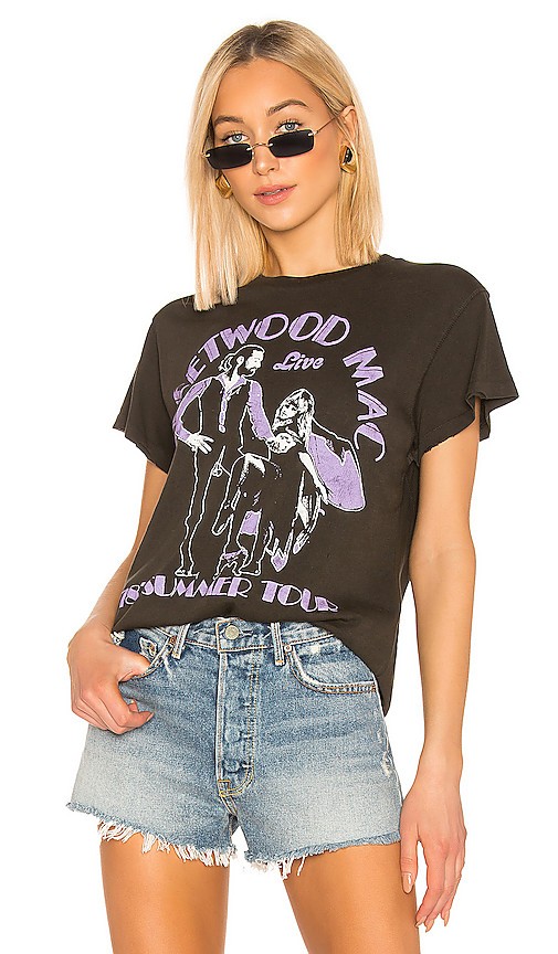 Fleetwood Mac '78 Summer Tour Tee in Dirty Black | Revolve Clothing (Global)