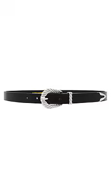 petit moments Slim Modern Rodeo Belt in Silver & Black from Revolve.com | Revolve Clothing (Global)