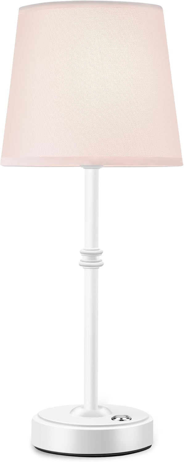 Rechargeable LED Cordless Table Lamp, 5200mAh Battery Operated, 3 Level Brightness, Portable Nigh... | Amazon (US)