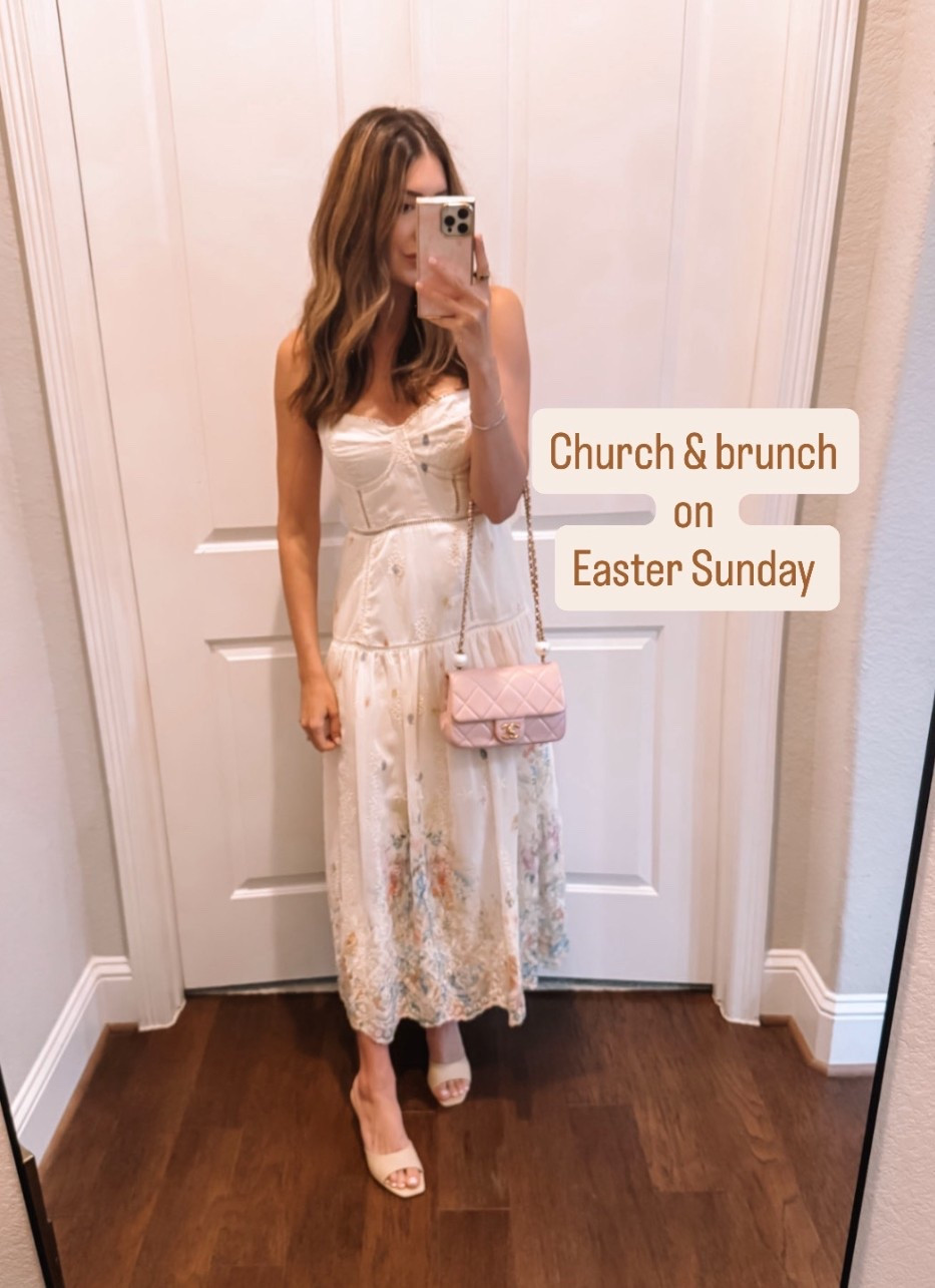 Medium in dress (sized up for chest) 