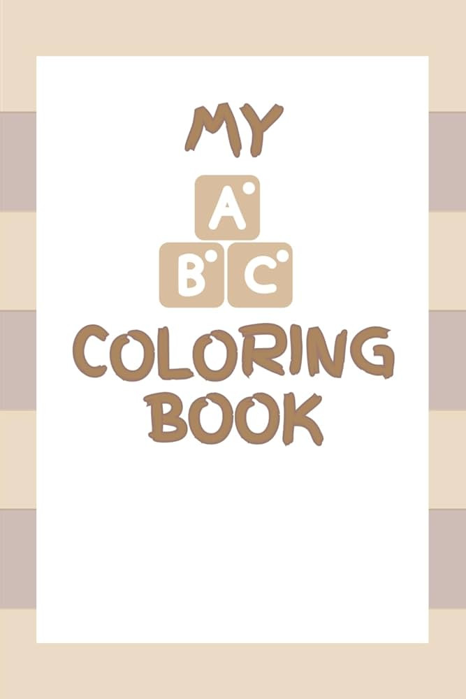 ABC Coloring Book - Neutral (Children's ABC Coloring Booklet) | Amazon (US)