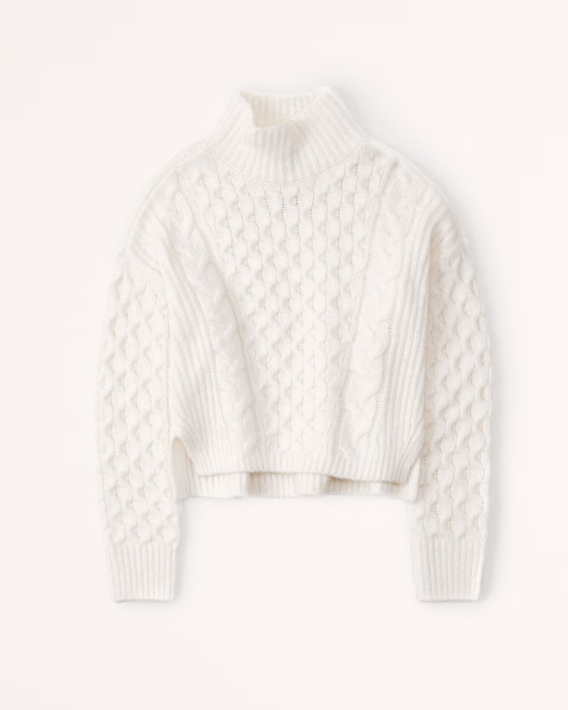 Women's Classic Easy Turtleneck Sweater | Women's Tops | Abercrombie.com | Abercrombie & Fitch (US)