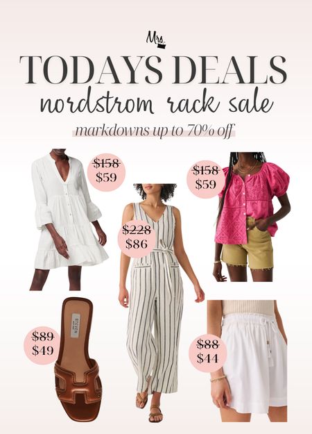 Todays deals // Nordstrom Rack markdown deals up to 70% off 👏🏻 Lots of good pieces for summer!

#LTKSaleAlert #LTKFindsUnder100 #LTKFindsUnder50
