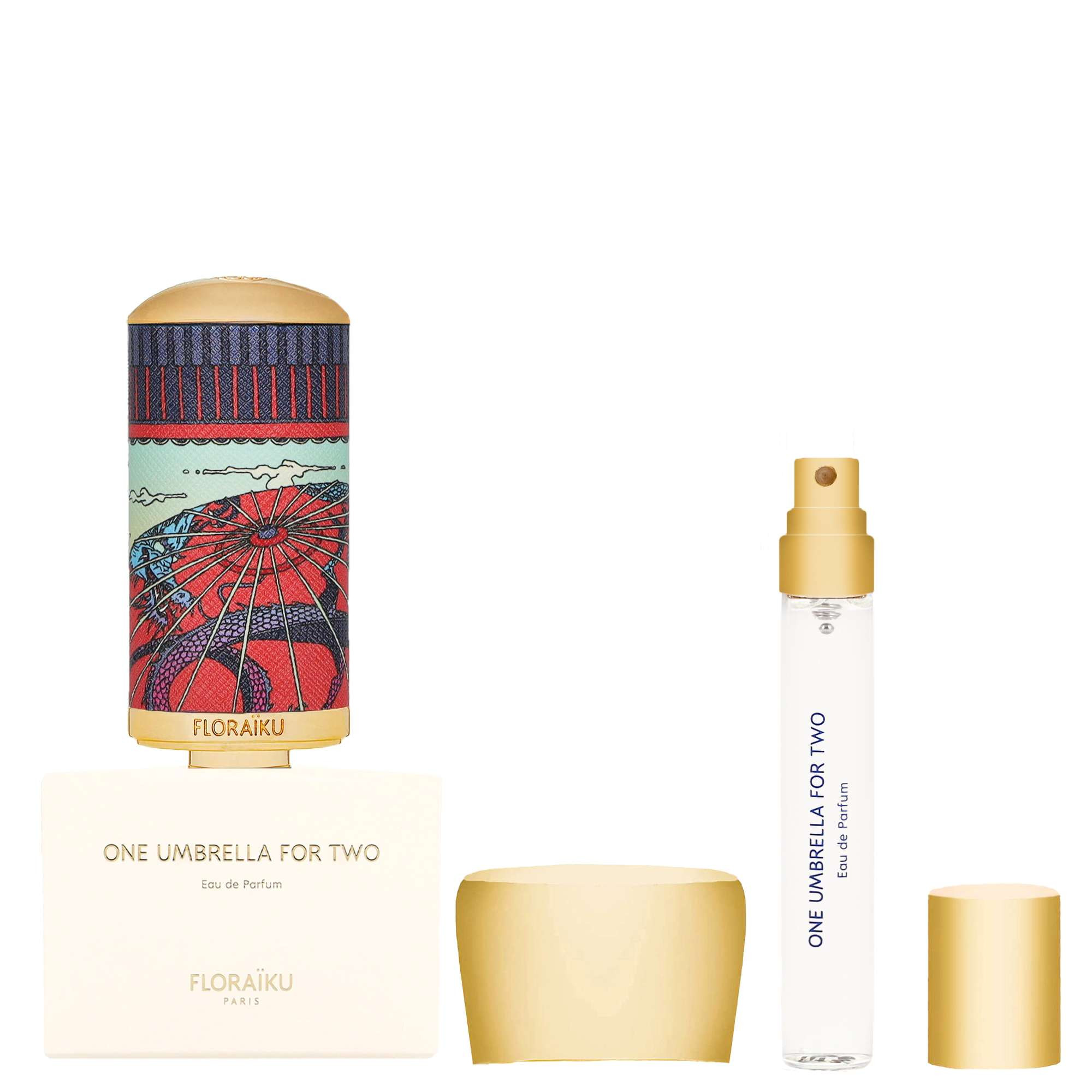 Floraiku One Umbrella For Two Eau de Parfum Spray 50ml Gift Set (Worth £295) - Gifts & Sets | allbeauty.com UK