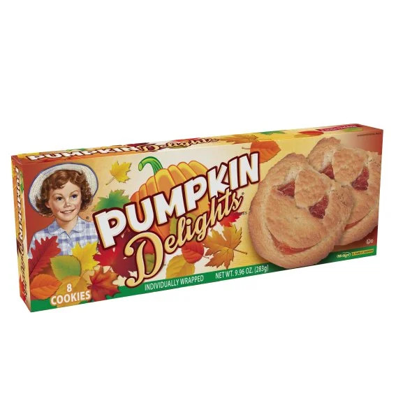 Little Debbie Snacks Pumpkin Delights Filled Soft Cookies, 8 ct, 9.8 oz | Walmart (US)