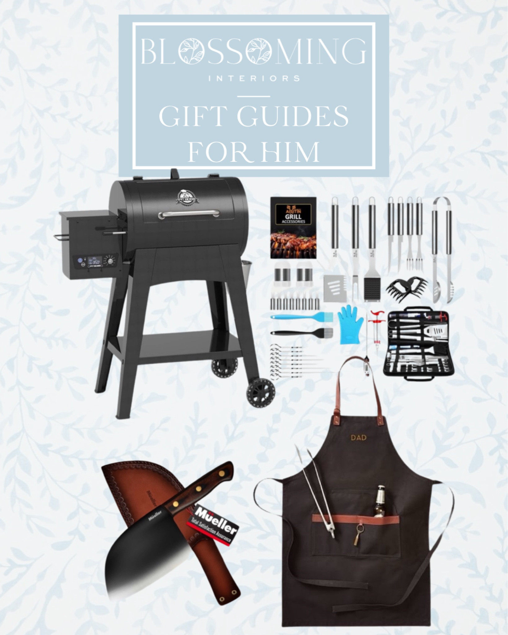 Gift Guide for him - the grill masters gift guide. The knife is by far one of Greg’s most favorite gifts I’ve gotten him. 

#LTKGiftGuide #LTKmens