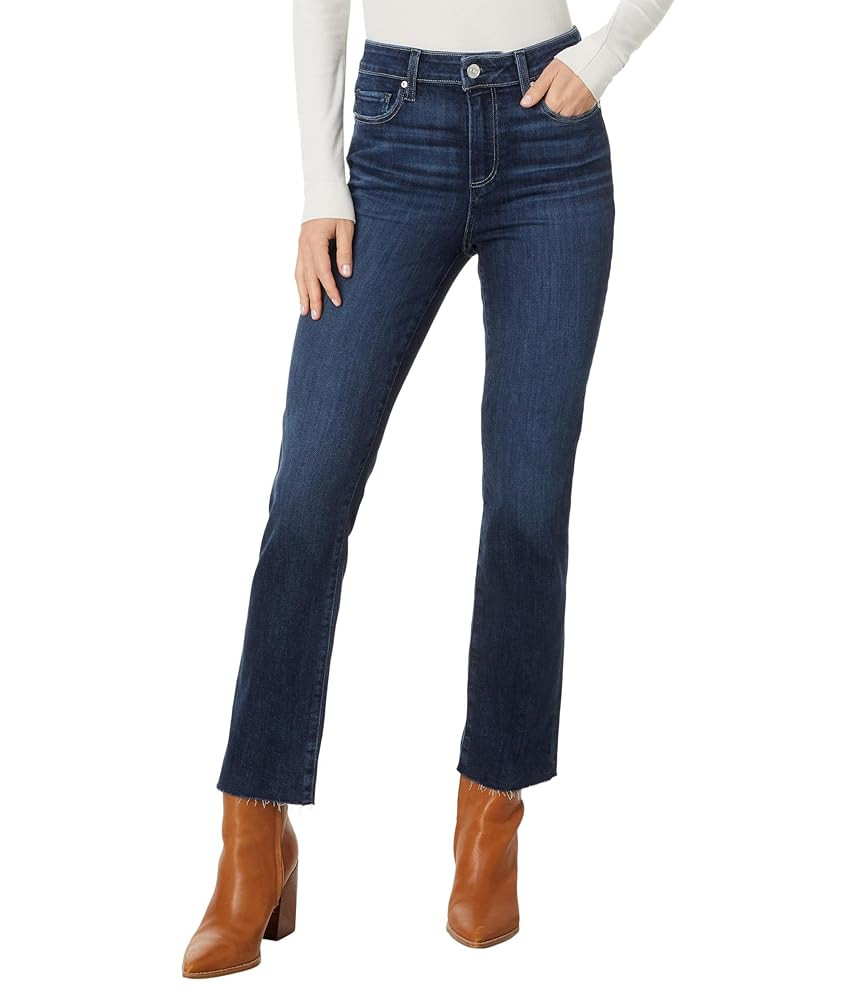 PAIGE Womens Cindy Raw Hem Jeans | Amazon (US)