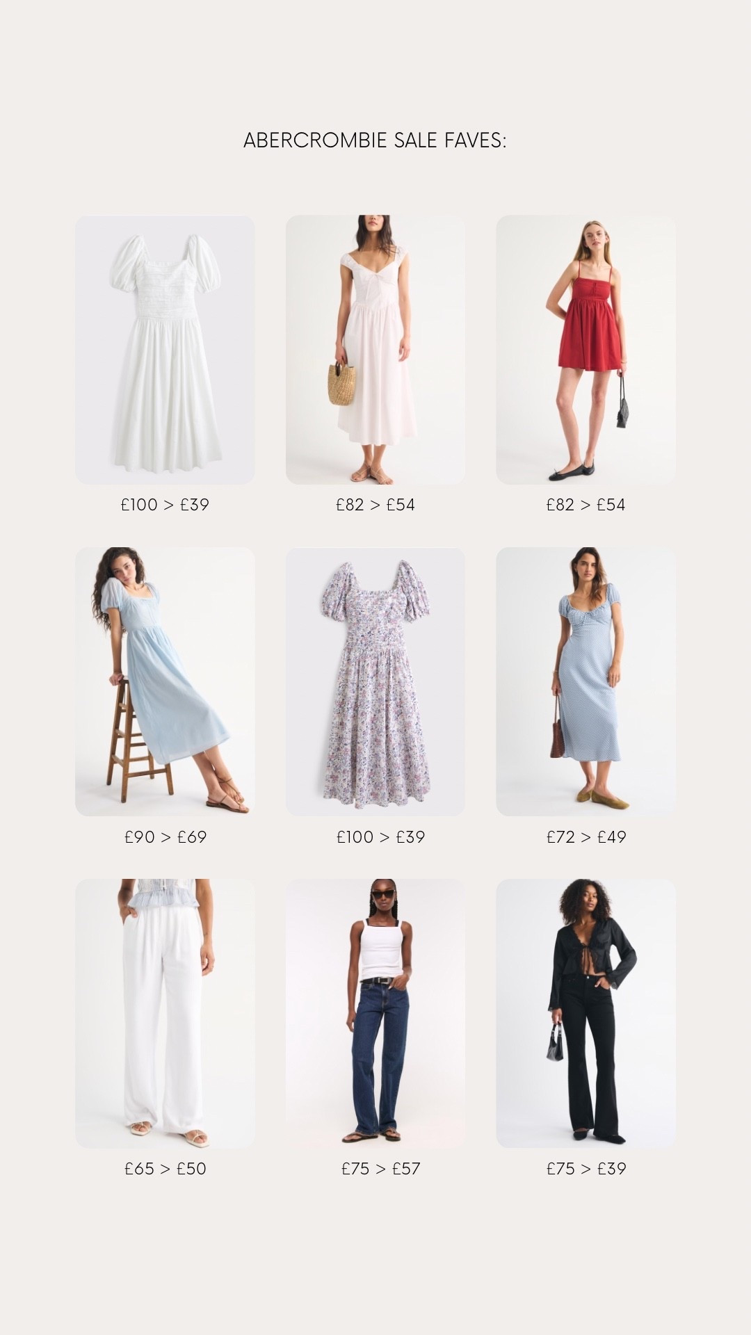 Abercrombie sale favourites! 🌟
