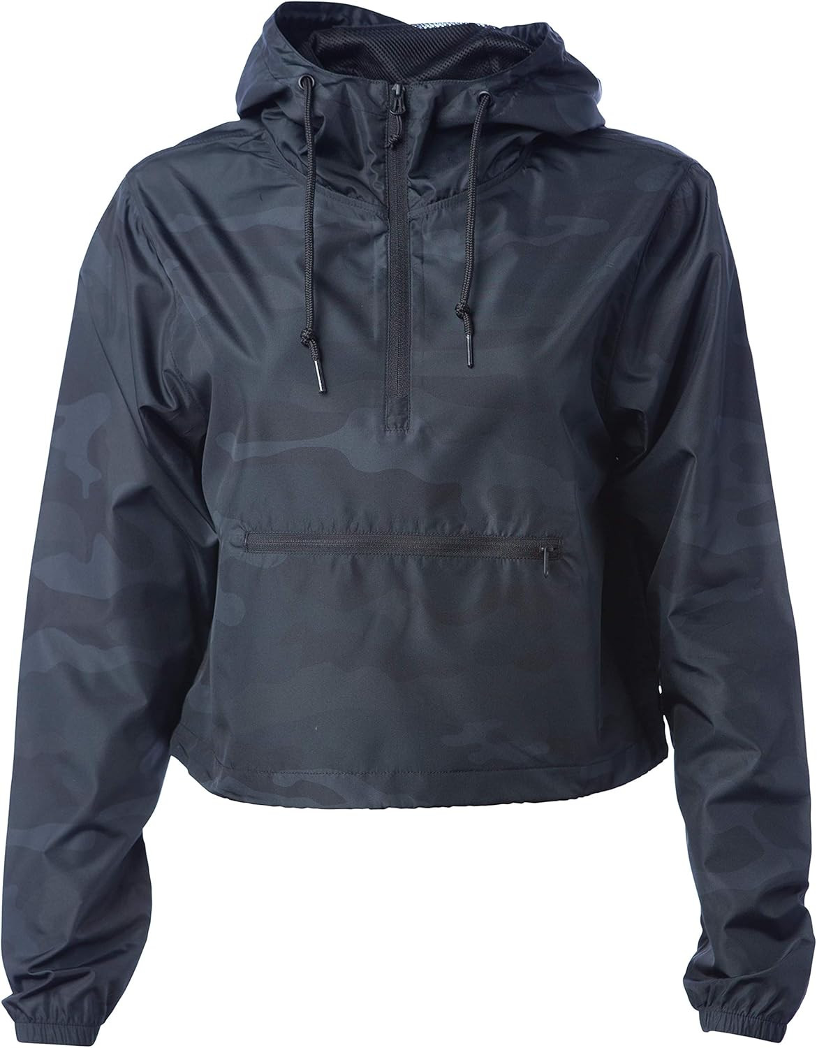 Global Blank Women’s Cropped Jacket Crop Top Windbreaker Lightweight Zip Hoodie | Amazon (US)