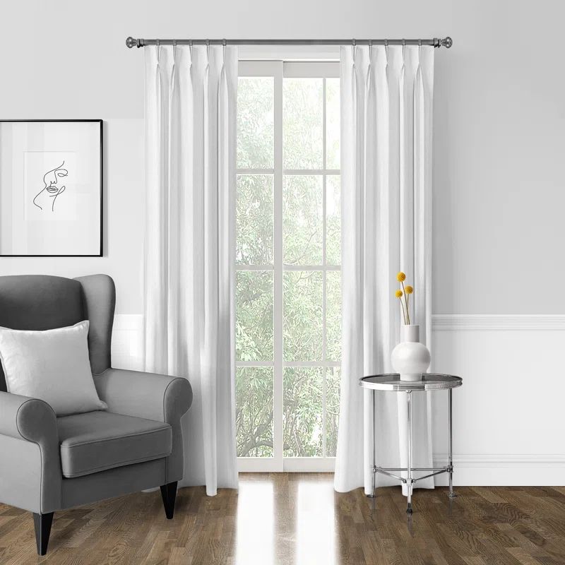 Laundered Linen Curtain | Wayfair North America