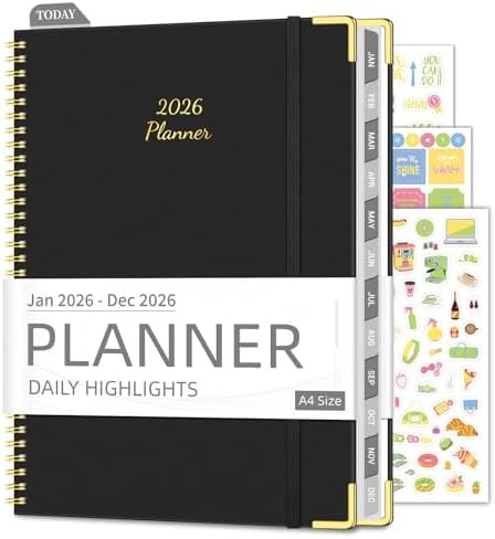 Daily Planner 2026 (8.5" x 11") - Weekly & Monthly Planner (Jan. 2026 - Dec. 2026), Column View C... | Amazon (US)