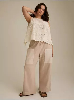 Festi Pull-On Slouchy Straight Leg Pant | Torrid (US & Canada)