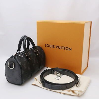 Louis Vuitton Keepall XS Shoulder Bag Monogram Eclipse Reverse w/Accessories Men  | eBay | eBay US