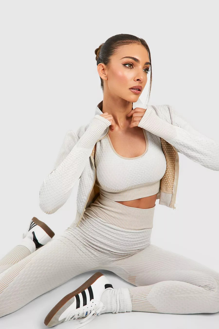 Contour 3pc Seamless Gym Set | Boohoo.com (UK & IE)