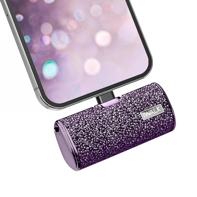 iWALK Small Portable Charger Power Bank 4500mAh Ultra-Compact Sparkly Battery Pack Compatible wit... | Amazon (US)