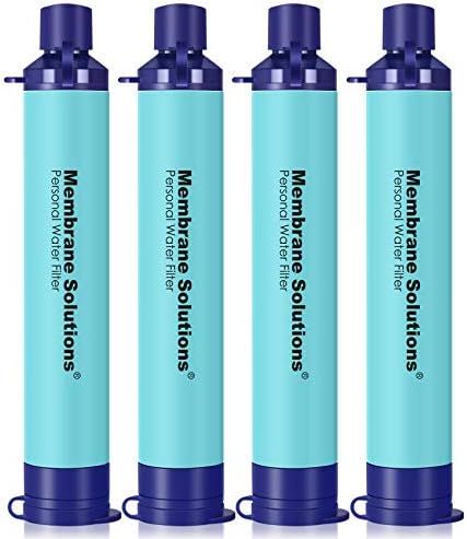 Membrane Solutions Straw Water Filter, Survival Filtration Portable Gear, Emergency Preparedness,... | Amazon (US)