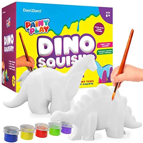 Paint 3 Large Dino Squishies - Paint a Squishy Kit - Make Your Own Squishies with Puffy Paint - A... | Walmart (US)