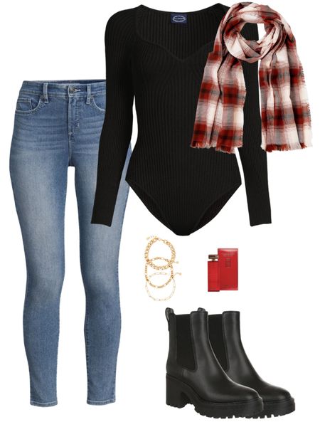 Shop the cutest casual Christmas outfits and holiday outfits for 2022! #WalmartPartner #christmasoutfit #holidayoutfit #winteroutfit #walmartstyle #walmartfashion #walmartstyle

Holiday outfit, holiday outfit ideas, holiday outfits, Christmas party, Christmas party outfit, winter outfit, casual Christmas outfit, casual holiday outfit, casual winter outfit, holiday casual outfit, Walmart fashion, Walmart style, Walmart outfit, Walmart finds, Christmas outfit women, outfit ideas, holiday style, casual outfit, holiday fashion, plaid scarf, skinny jeans, chunky boots

#LTKunder50 #LTKHoliday #LTKSeasonal