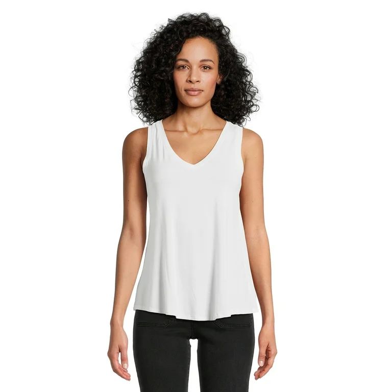 Time and Tru Women's High Low Tank Top, Sizes S-3XL | Walmart (US)