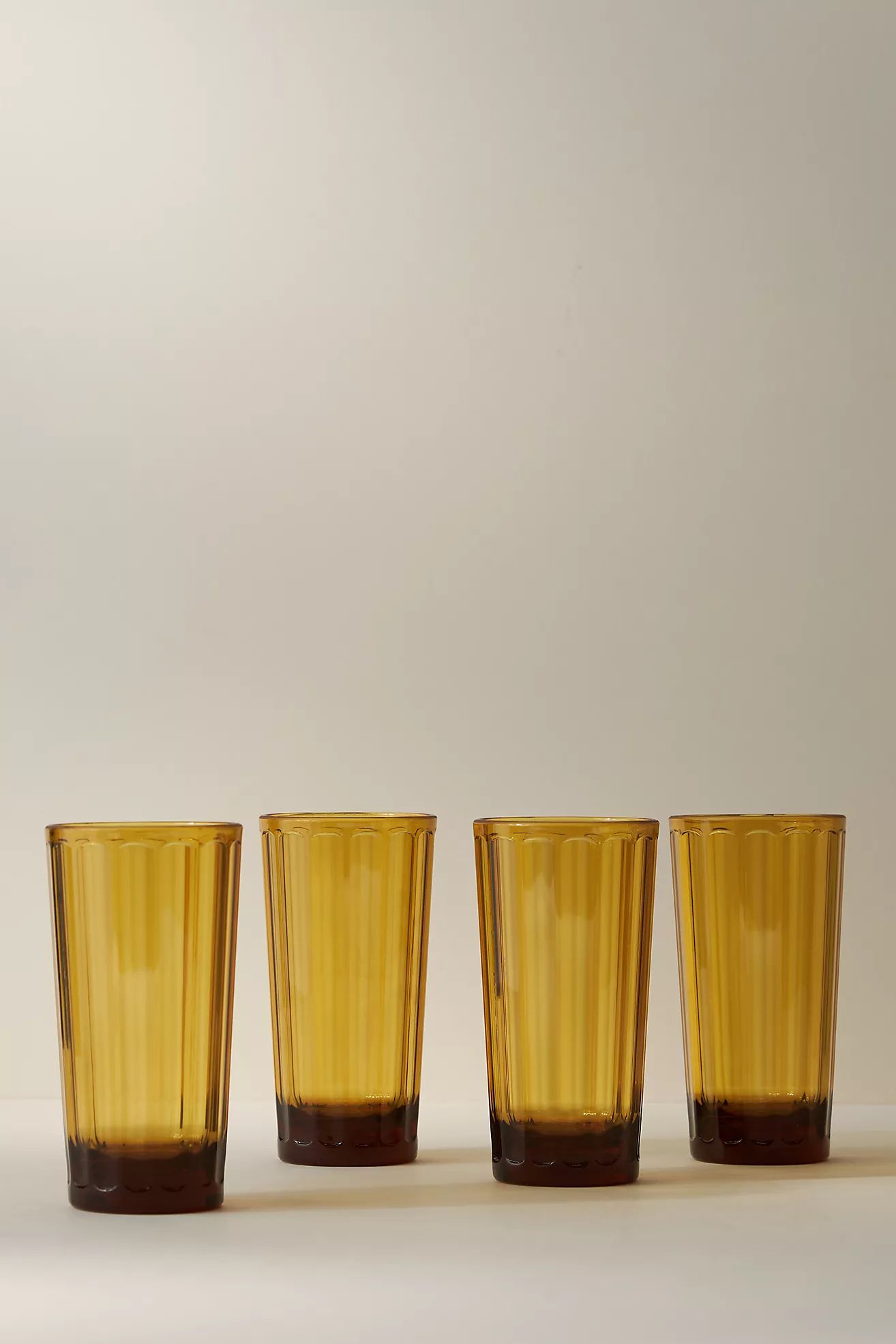 Lucia Acrylic Highball Glasses, Set of 4 | Anthropologie (US)