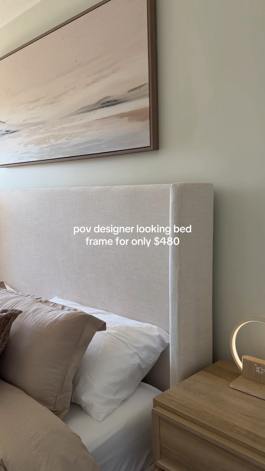 Upholstered bed frame 

#bed #bedframe #sale #bedroom

#LTKHome #LTKSaleAlert