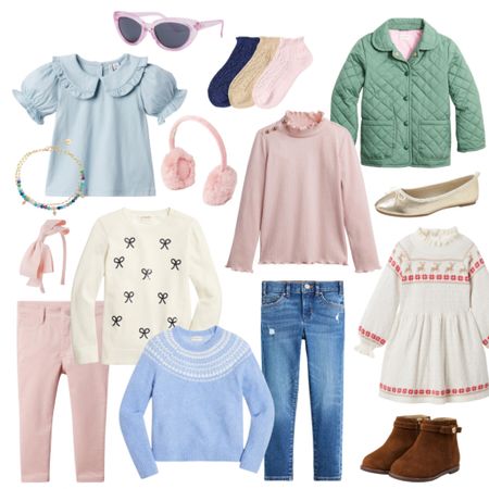 Gifts for Girls! Since kids grow like weeds, now is a great time to take advantage of the holiday sales to replace their wardrobes. Check out these adorable clothes for little girls up to big girls.

#LTKkids #LTKHoliday #LTKSeasonal