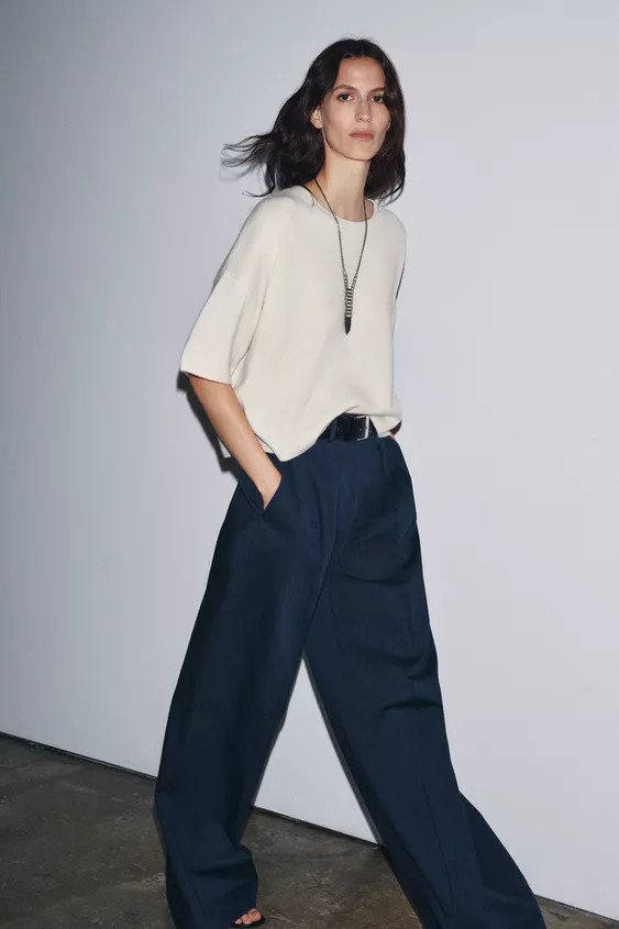 100% WOOL OVERSIZE SWEATER | Zara UK