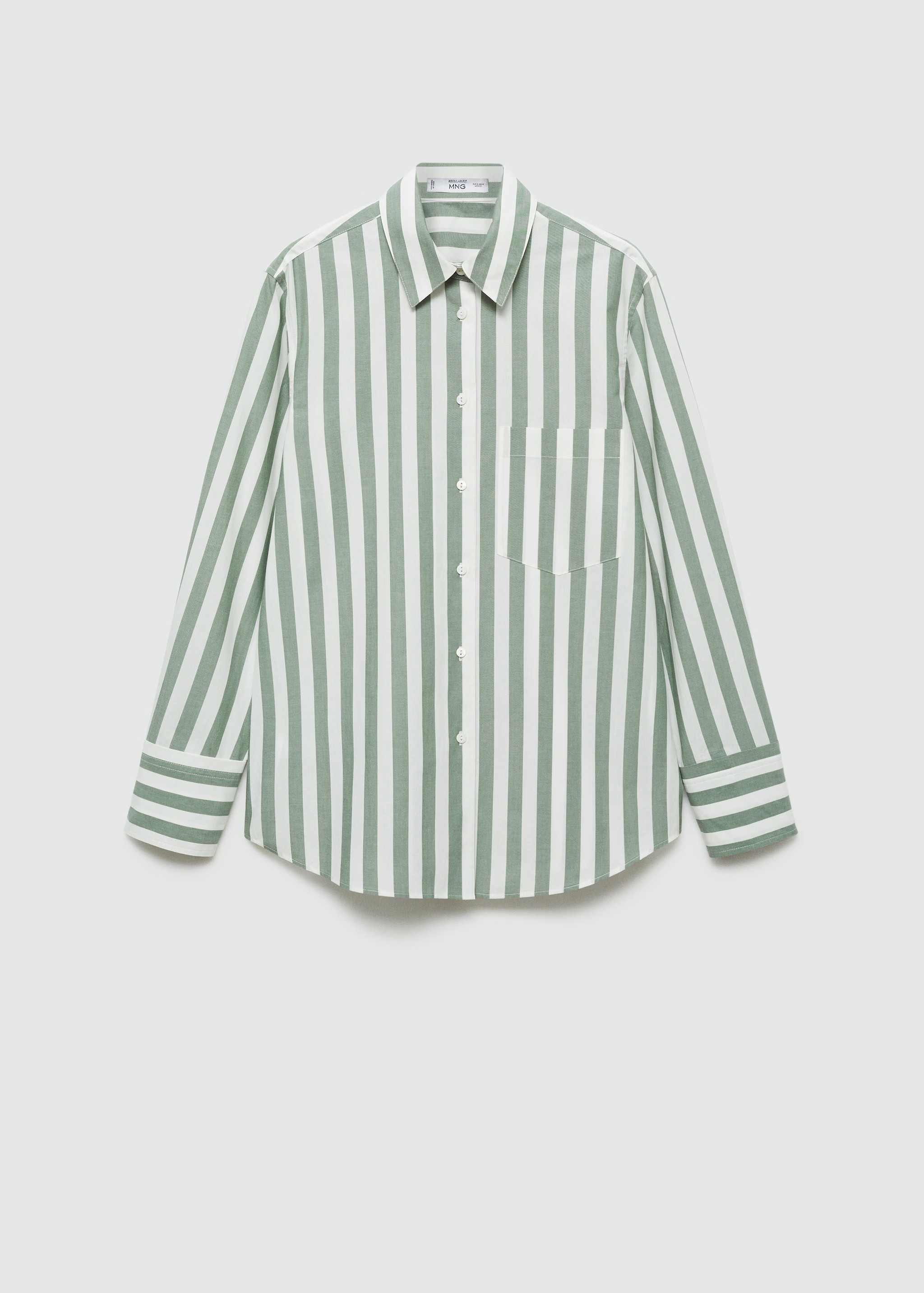 Striped cotton shirt - Women | MANGO USA | Mango (US/MX/AU)