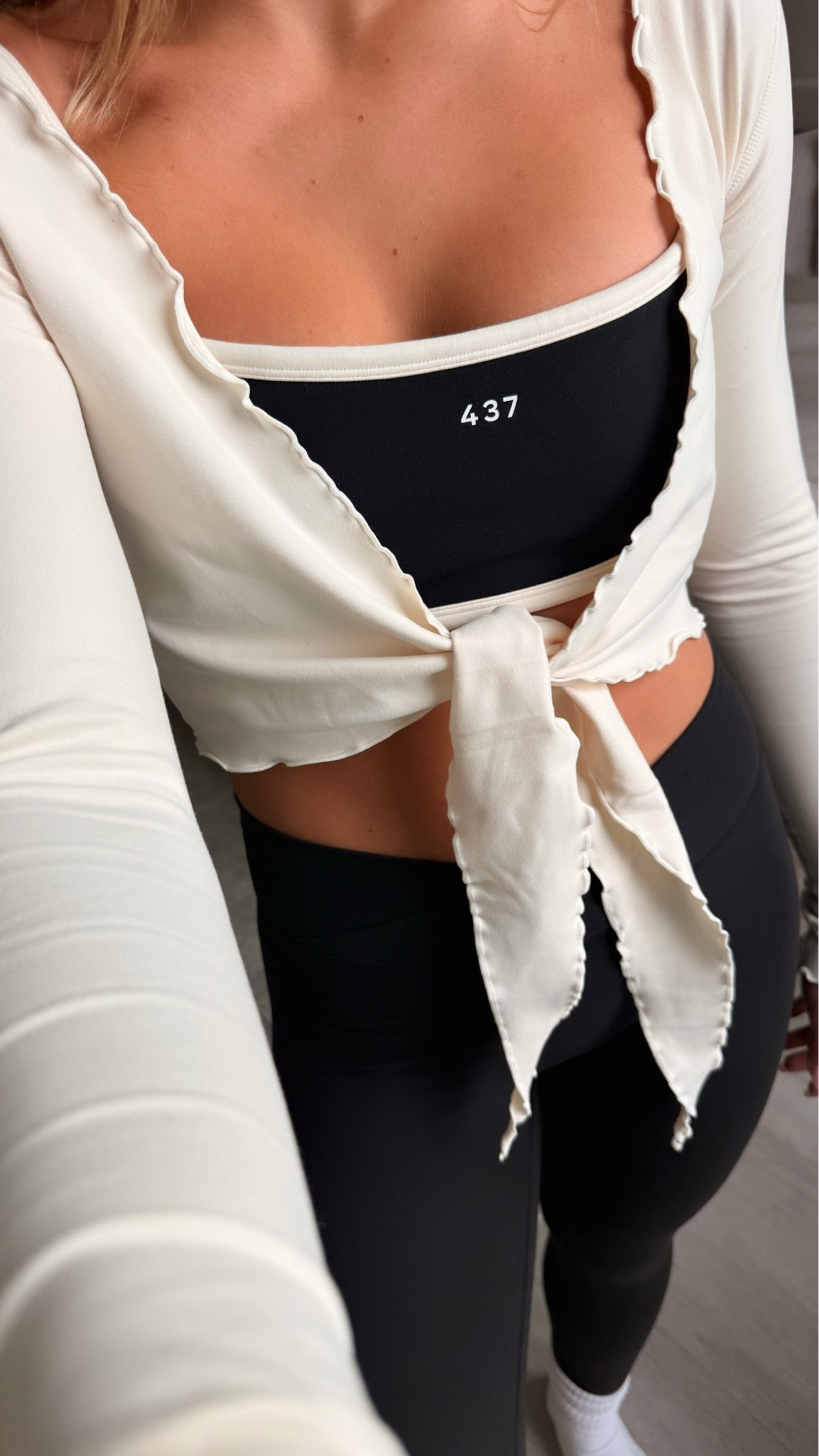 black & cream active wear set 🖤

wearing size small in all, fits true to size, thick active wear material, not see through at all! 

I’m obsessed! linked everything 😋

#LTKActive #LTKfitnessgoals