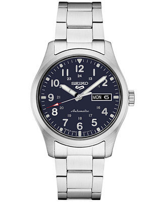 Seiko Men's Automatic 5 Sports Stainless Steel Bracelet Watch 43mm - Macy's | Macy's