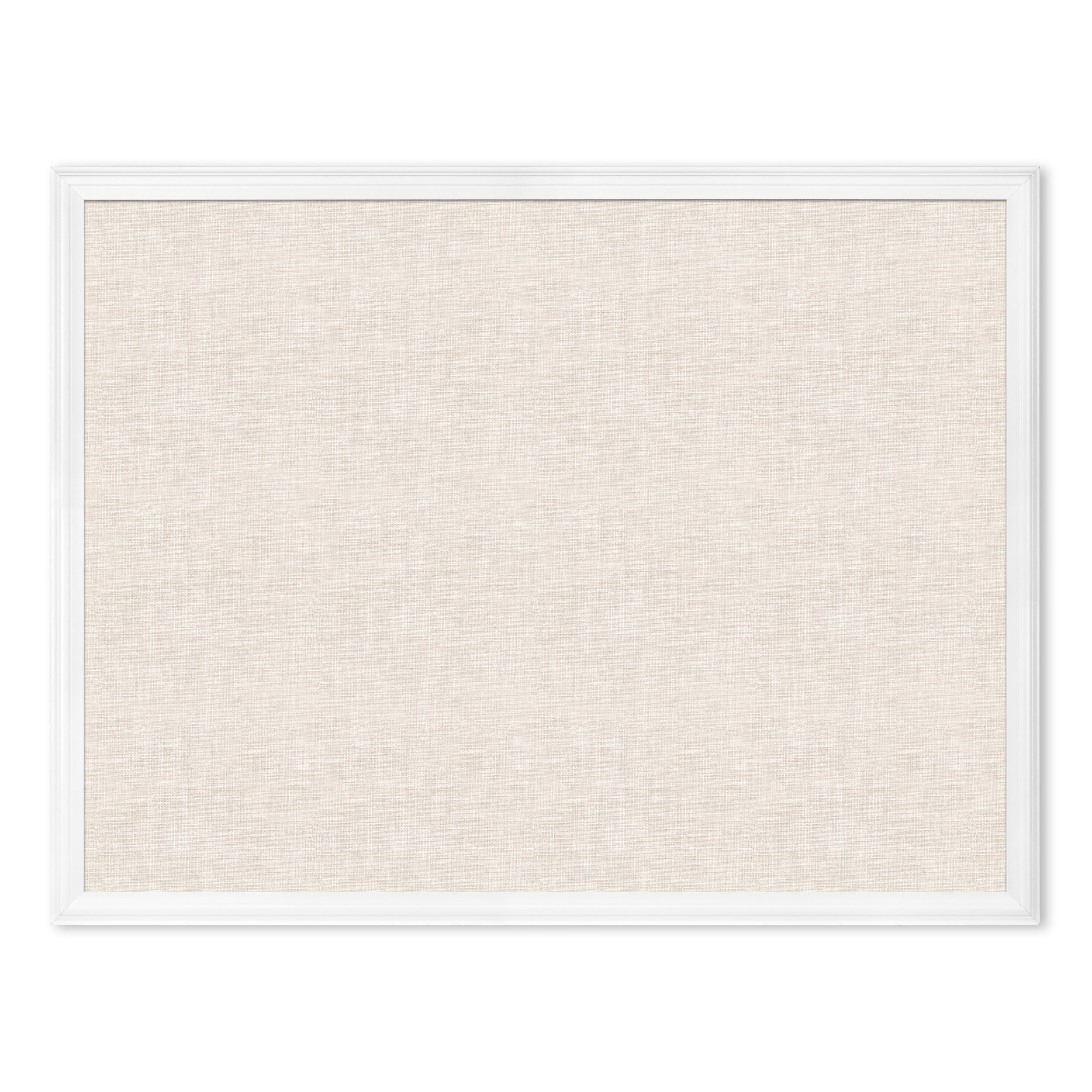 U Brands Linen Bulletin Board 40 x 30 Inches White Décor Frame 2917U00-01 | Walmart (US)