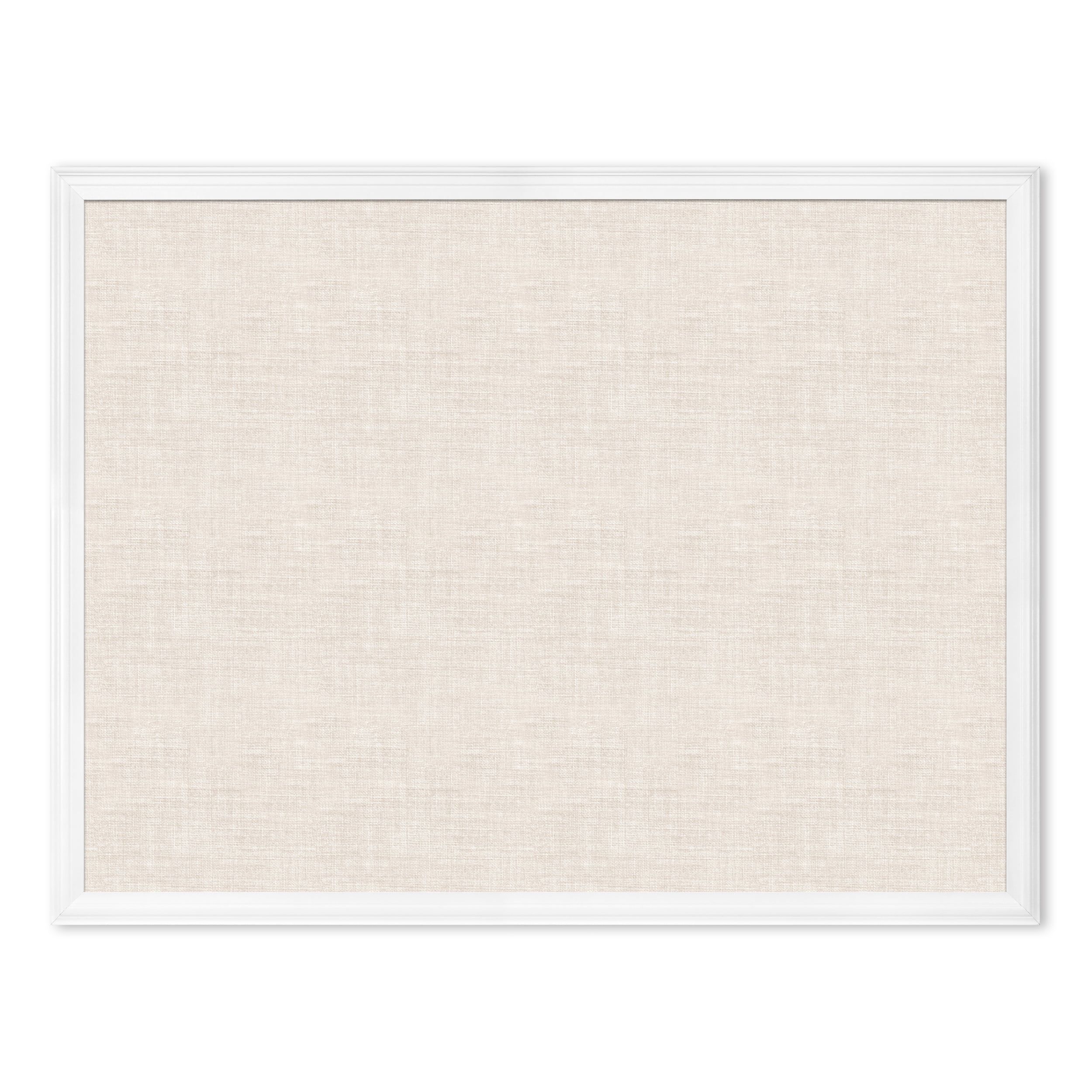 U Brands Linen Bulletin Board 40 x 30 Inches White Décor Frame 2917U00-01 | Walmart (US)