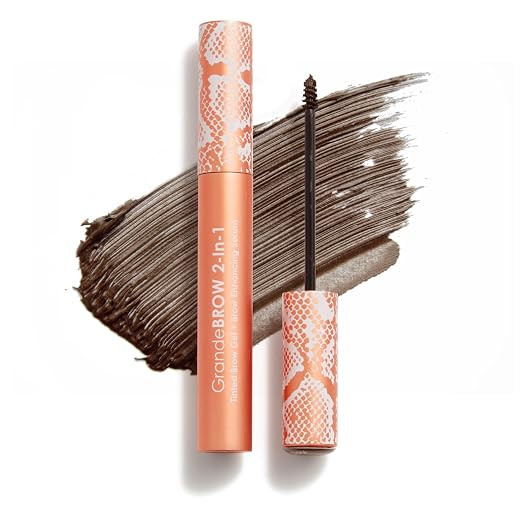Grande Cosmetics GrandeBROW 2-in-1 Tinted Brow Gel + Brow Enhancing Serum | Amazon (US)