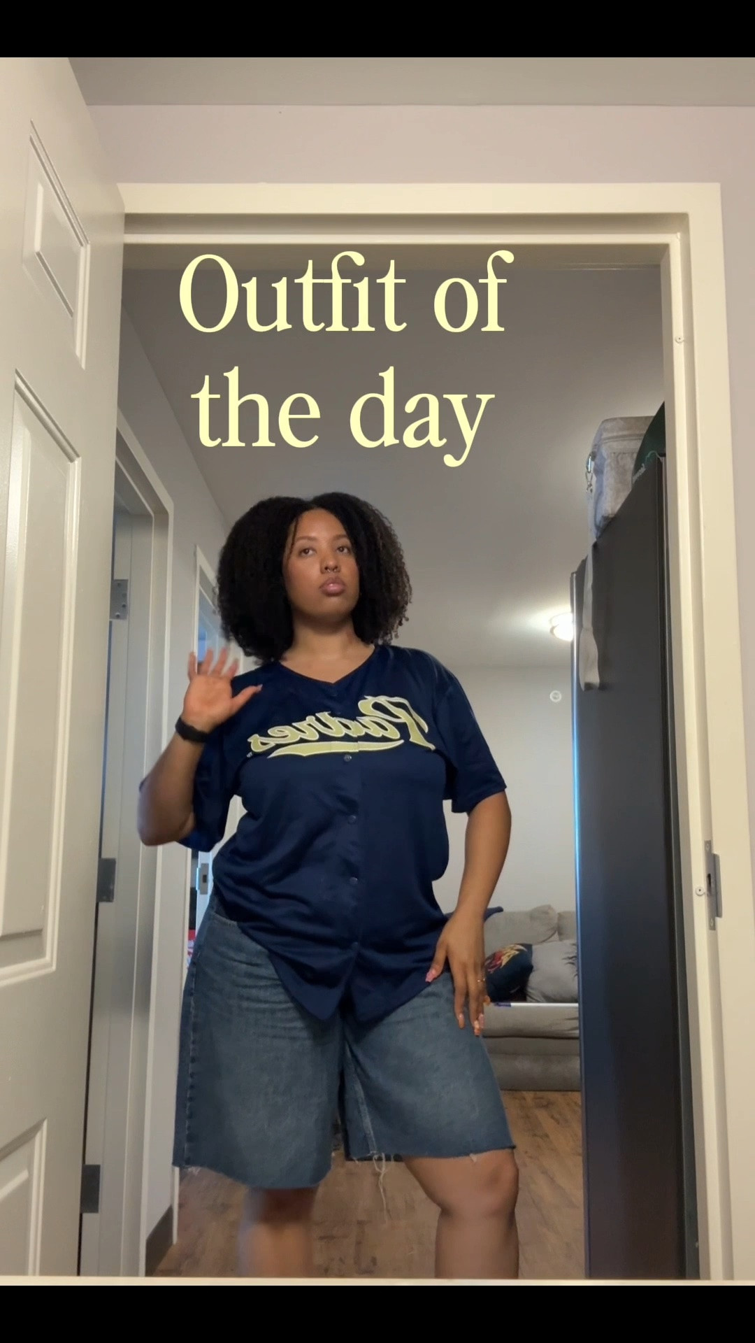 I honestly love these shorts and I am always wearing them. Here is what I wore to work today 😊 very chill vibes but still cute. They are very easy to dress up or down 💓 #womenshorts #outfit #jeansoutfit #jeanshorts

#LTKootd #LTKMidsize #LTKgrwm