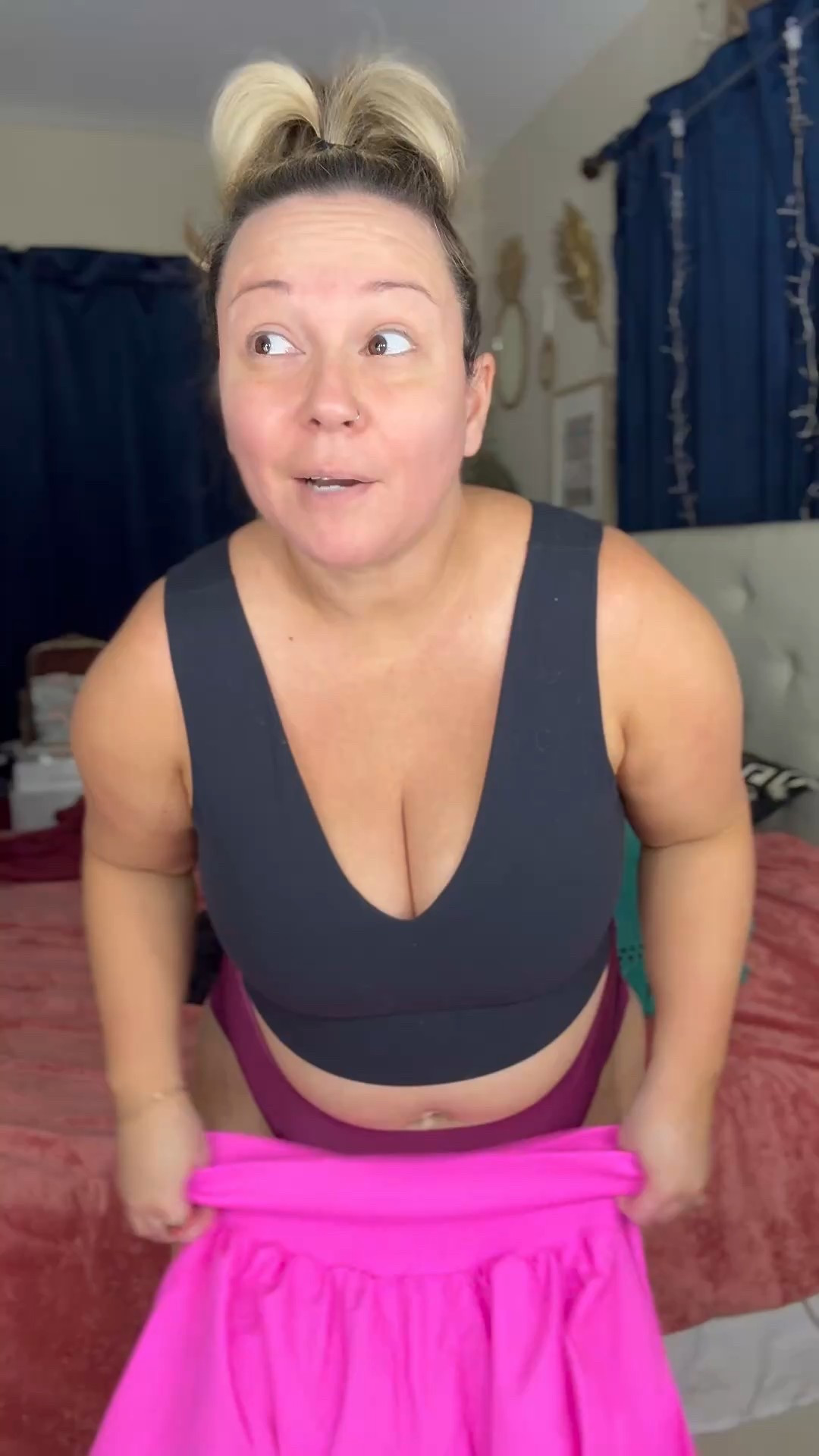 Get ready and come with me to my rolling class! Had my 4th class today and I feel great! It’s been so great for my back pain, flexibility, bloating and more! 
Wearing size XL in the sports bra and the shorts! 
Long sleeve top is size LARGE 
Lululemon Slides run tts 

Midsize style, active wear, Free People Movement, Fabletics, petite style 


#LTKOver40 #LTKMidsize #LTKActive