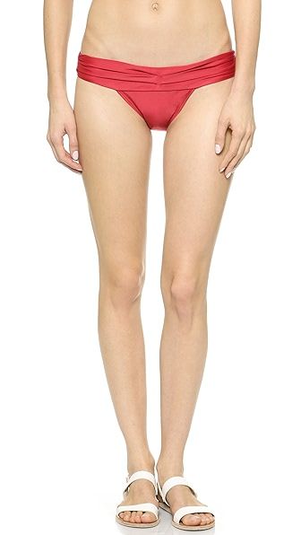 Vix Swimwear Solid Red Bikini Bottoms - Solid Red | Shopbop